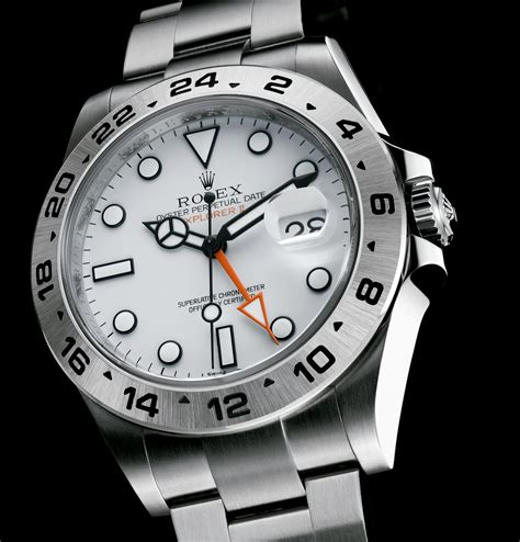 rolex explorer ii orange hand black face|Rolex oyster explorer ii.